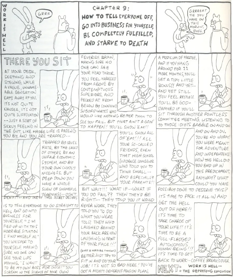 Graceland restaurant business philosophy comic guide - How to tell everyone off and go into business